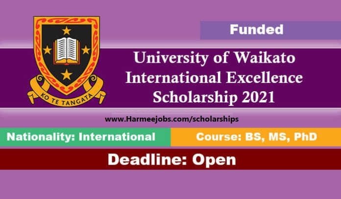 You are currently viewing University of Waikato International Excellence Scholarship 2021
