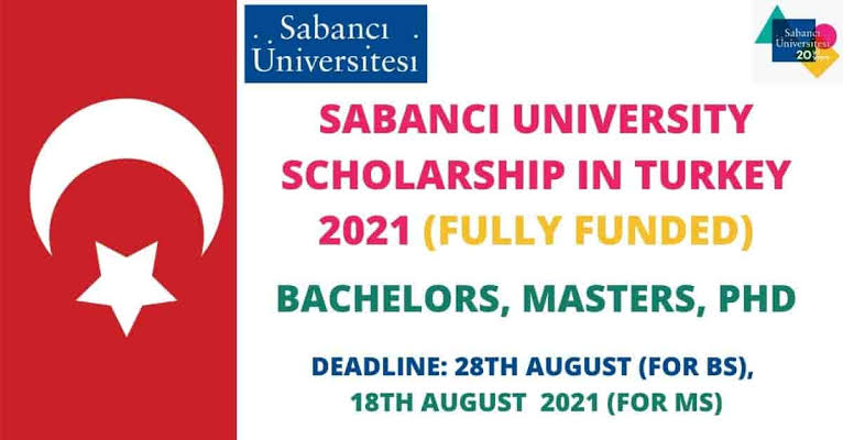 You are currently viewing May 16 2021, Sabanci University Scholarship 2021 in Turkey | Funded