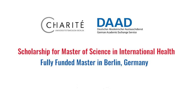 You are currently viewing DAAD Scholarship for Master of Science in International Health at Charite University Berlin