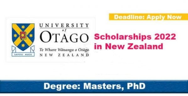 Read more about the article University of Otago Scholarships 2023 in New Zealand