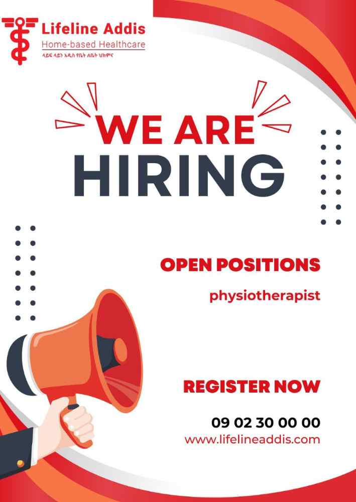 Read more about the article Physiotherapist – Lifeline Addis Home-Based Healthcare Vacancy Announcement